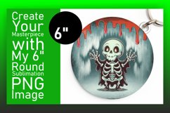 Gorgeous Circle Design Keychain PNG , Halloween Product Image 1