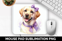 Dog Mouse Pad, Cute Animal Mouse Pad PNG, Animal Lover Gift Product Image 1