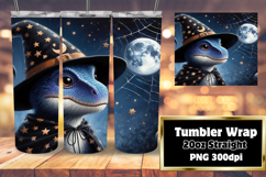 Stylish 20oz Tumbler Design , Halloween Dino Product Image 1