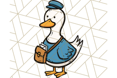 Goose Occupation Clipart PNG, Cute Job-Themed Graphics Product Image 4