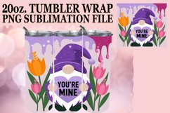 Sweet Sublimation 20oz tumbler wrap, Valentines Product Image 1