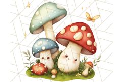Whimsical Woodland Animals and Nature PNG, Forest Animals Product Image 4