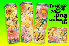 Fresh 20oz Tumbler Artwork , Bee Product Image 1