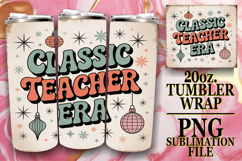 Sweet reflections 20oz tumbler wrap, Teacher Product Image 1