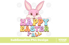 Easter Sublimation PNG Bundle Bunny Chick Farm Hip Hop Joy Product Image 5