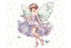 Pastel Fairy Clipart PNG, Cute Fantasy Fairy Digital Art Product Image 4