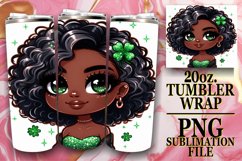Green Sparkle St. Patrick&#039;s Day Sublimation Product Image 1