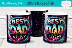 Best Dad mug wrap sublimation PNG | Father's day mug PNG Product Image 1