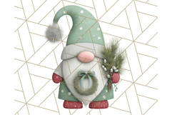 Cozy Winter Gnome Clipart PNG, Christmas Gnome Clip Art Product Image 4