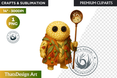 Fantasy Food Characters RPG Clipart PNG Graphics Product Image 1