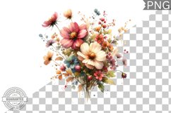 Flowers Sublimation - Clipart PNG Bundle Product Image 7