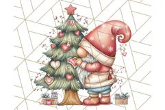Scandinavian Christmas Gnomes Clipart PNG, Cute Gnome Png Product Image 4