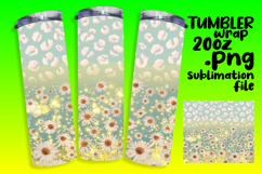 CLASSY PNG Tumbler Design 20oz , Leopard Print Product Image 1