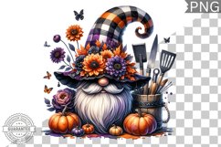 Halloween Kitchen Gnome Sublimation - Clipart PNG Design Product Image 1