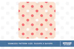 American 4th of July Coquette Polka Dot Seamless Pattern DTF Product Image 2