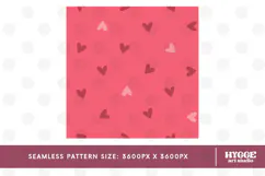St Valentine's Day Hearts Cupid Love Seamless Pattern PNG Product Image 2