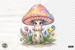 Quirky Mushrooms PNG - Clipart Product Image 1
