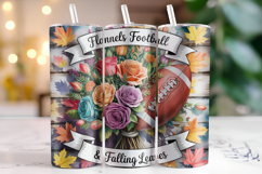 Falling Leaves Tumbler Wrap | Sublimation | Tumblers Product Image 1
