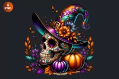Sugar Skull clipart, Day of the Dead Clipart, halloween Product Image 2