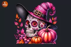 Sugar Skull clipart, Day of the Dead Clipart, halloween Product Image 2
