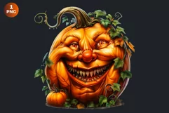 Halloween clipart, Pumpkin clipart, Cute kids Halloween PNG Product Image 2