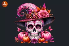 Sugar Skull clipart, Day of the Dead Clipart, halloween Product Image 2