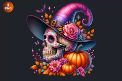 Sugar Skull clipart, Day of the Dead Clipart, halloween Product Image 2