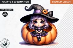 Halloween Clipart, witch clipart, Autumn clipart,pumpkin Product Image 1