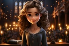 3D Character Child Girl Judge with relevant environment Product Image 1