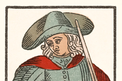 Tarot Besancon Marseille Type Rare Old Tarot Deck Complete Product Image 6