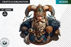 Hoder Viking God Clipart,Norse mythology,celtic sublimation Product Image 1