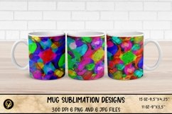 Mug Sublimation Wrap Bundle 4.Abstract Mugs. Product Image 6