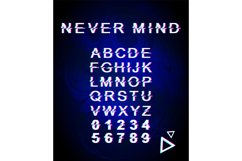 Never mind font template Product Image 1