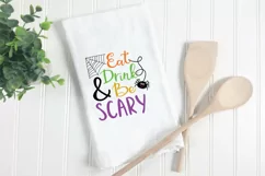 Eat Drink and Be Scary SVG Cut File - Halloween SVG File Product Image 2