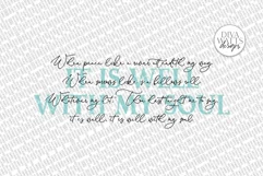 It Is Well With My Soul SVG | Christian Lyrics Sign Product Image 2