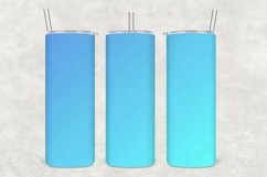 Blue Gradient Tumbler Wrap Sublimation Product Image 1