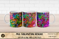 Mug Sublimation Designs , Geometric Sublimation Mug Template Product Image 1
