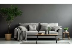 comfortable gray linen Product Image 1