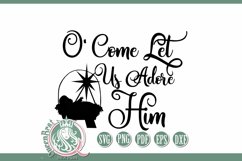 SVG | O Come Let Us Adore Him Product Image 2