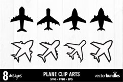 Plane clip art svg bundle Product Image 1