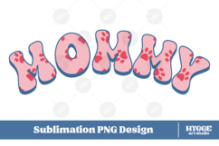 American Mommy 4th of July USA Cat Dog Paw DTF Sublimation Product Image 1