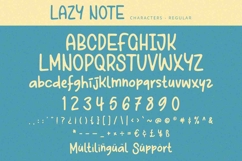 Lazy Note - Display Font Product Image 8