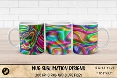 Mug Sublimation Wrap Bundle 2.Abstract Mugs. Product Image 4