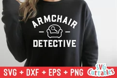 True Crime SVG | Armchair Detective | Shirt Design Product Image 1