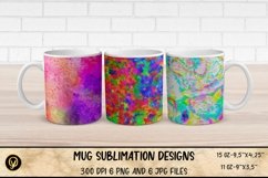 Mug Sublimation Wrap Bundle 7.Abstract Mugs. Product Image 7