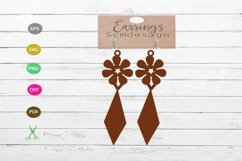 Earrings SVG,earrings template earrings cut file, earrings Product Image 1