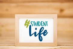 Student Life SVG Cut File - School SVG DXF EPS PNG JPG PDF Product Image 3