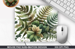 Flowers Mouse Pad Sublimation, Spring Mouse Pad PNG Design Product Image 1