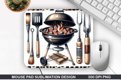 Mouse Pad Sublimation, Animals Mouse Pad PNG Design Product Image 1