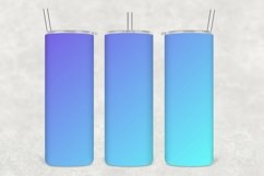 Water Blue Tumbler Wrap Sublimation Product Image 1